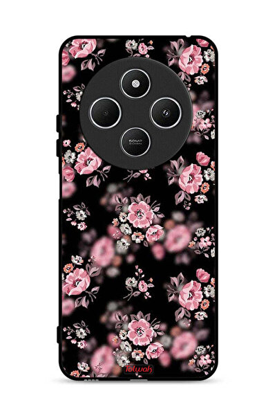 Tolwak غطاء حماية لهاتف شاومي ريدمي 14 سي 4G بنقشة زهور بورتريه