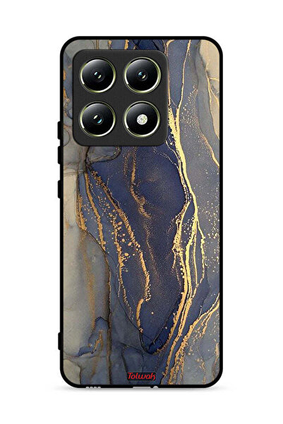 Tolwak غطاء حماية لهاتف شاومي 14T 5G بنمط رخامي لامع