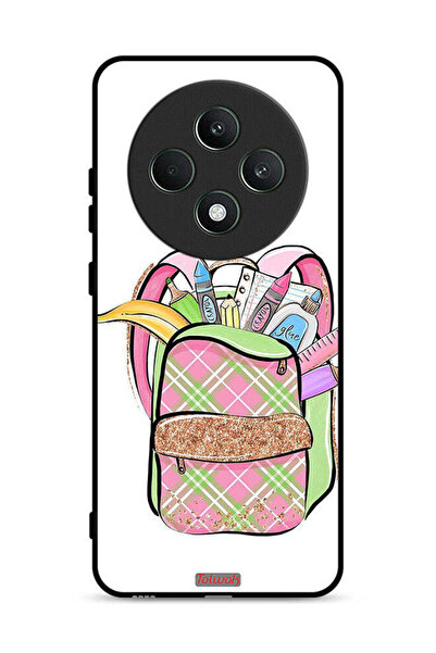 Tolwak جراب حماية لهاتف Oppo Reno12 F 5G بنمط حقيبة فتاة وحيد القرن