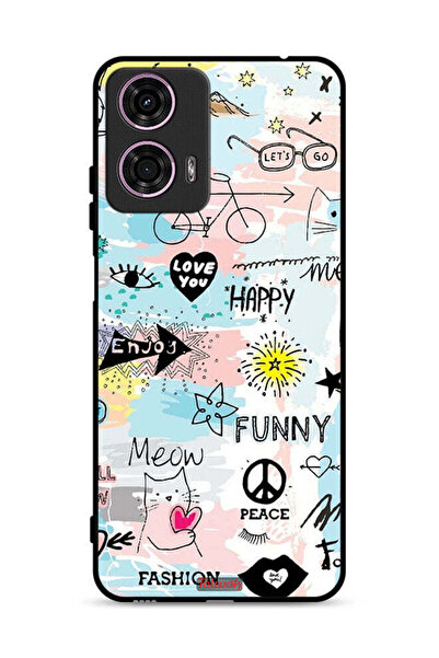 Tolwak غطاء حماية لهاتف موتورولا موتو جي 24 4G - أحبك