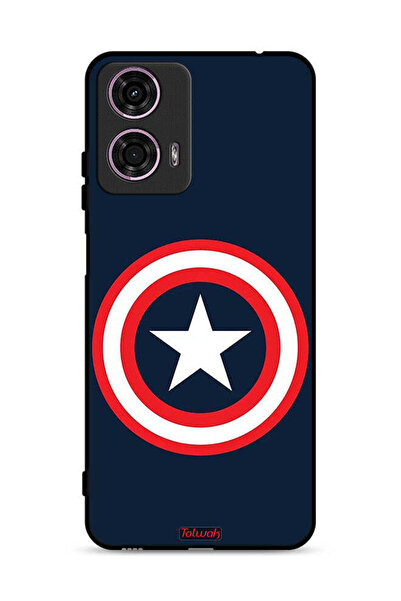 Tolwak Motorola Moto G24 4G Protective Case Cover Captain America