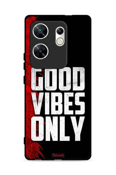 Tolwak غطاء حماية لهاتف Infinix Zero 30 4G - Good Vibes Only