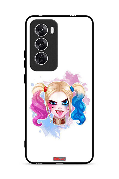 Tolwak غطاء حماية لهاتف Oppo Reno12 5G برسومات هارلي كوين