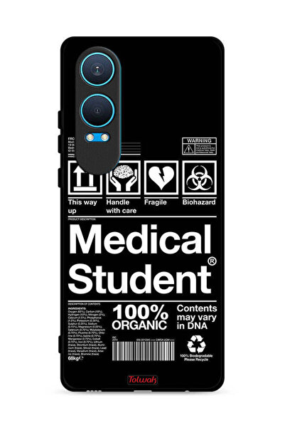 Tolwak غطاء حماية لهاتف OnePlus Nord CE4 Lite 5G، ملصق طالب الطب