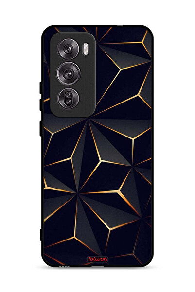 Tolwak غطاء حماية بنمط لهاتف Oppo Reno12 Pro 5G