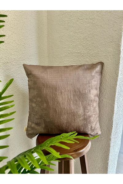 Decamor home Husă de pernă pentru salon maro bronz