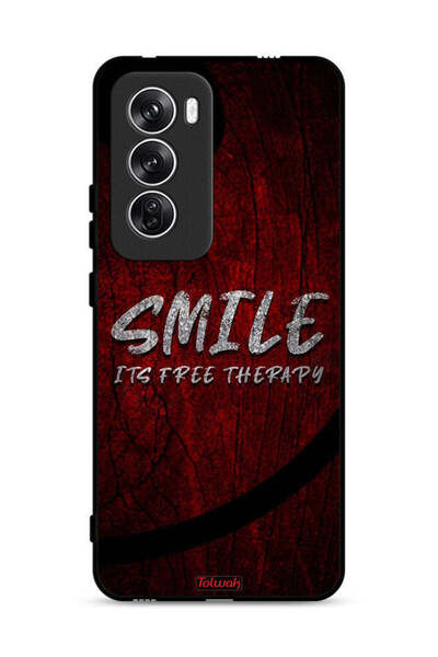 Tolwak غطاء حماية Oppo Reno12 5G Smile Its Free Therapy