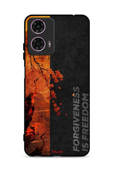 Tolwak Motorola Moto G24 4G Protective Case Cover Forgiveness Is Freedom