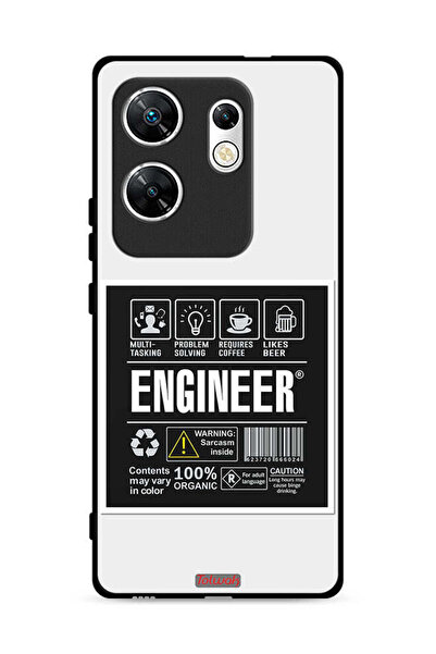 Tolwak غطاء حماية لهاتف Infinix Zero 30 4G، ملصق مهندس