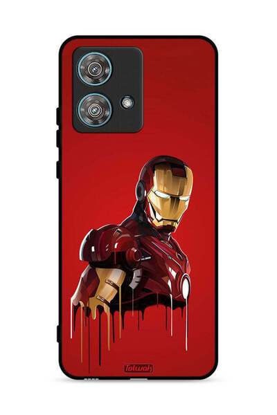 Tolwak غطاء حماية لهاتف موتورولا إيدج 40 نيو 5G برسومات الرجل الحديدي