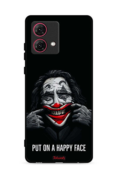 Tolwak غطاء حماية لهاتف موتورولا موتو جي 84 5 جي بوجه سعيد