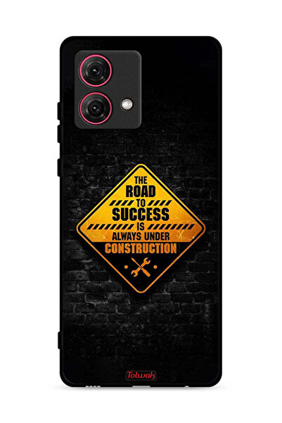 Tolwak غطاء حماية لهاتف موتورولا موتو جي 84 5 جي الطريق إلى النجاح دائمًا قيد...