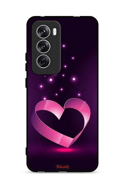 Tolwak غطاء حماية Oppo Reno12 5G بتصميم قلب