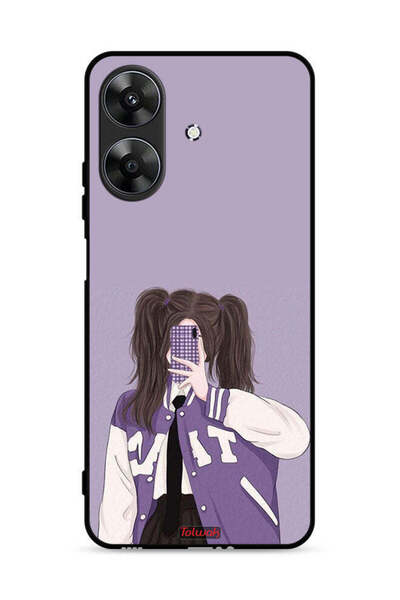 Tolwak غطاء حماية لهاتف Realme Note 60 4G لالتقاط صور سيلفي