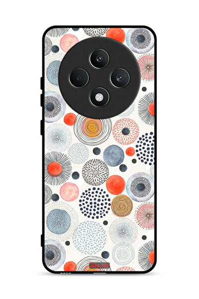 Tolwak Oppo Reno12 F 5G Protective Case Cover Cotton Flowers Pattern