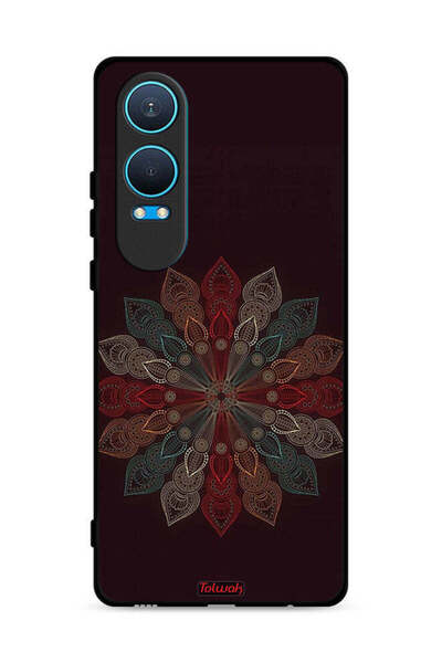 Tolwak غطاء حماية لهاتف OnePlus Nord CE4 Lite 5G بنقشة زهرة ماندالا