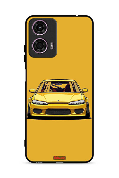 Tolwak Motorola Moto G24 4G Protective Case Cover Car Art