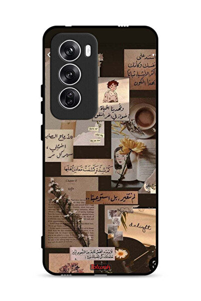 Tolwak غطاء حماية لهاتف Oppo Reno12 5G بعبارات عربية قديمة