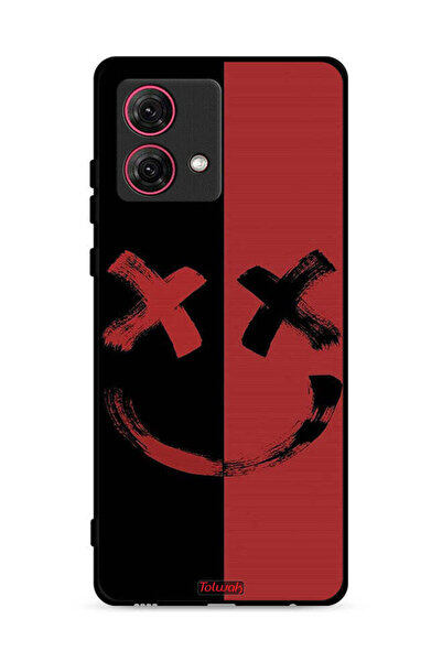 Tolwak غطاء حماية لهاتف موتورولا موتو جي 84 5 جي بنمط مارشميلو الفني