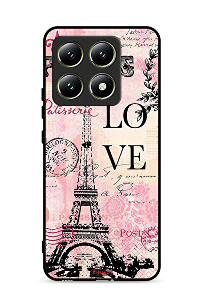 Tolwak غطاء حماية لهاتف Xiaomi 14T 5G بطبعة باريس لوف