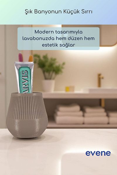 Evene Θήκη οδοντόβουρτσας Βάση οδοντόβουρτσας Βάση οδοντόβουρτσας Dark Mink Color Model 88