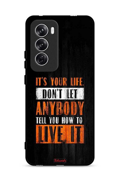Tolwak غطاء حماية Oppo Reno12 5G Its Your Life