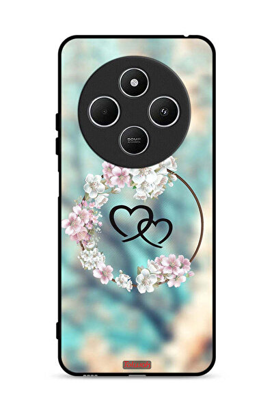 Tolwak غطاء حماية لهاتف شاومي ريدمي 14R 5G برسومات قلوب في خاتم