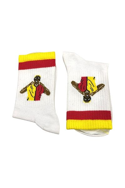 Çorap Kurdu V.O. Masked Athlete Patterned Unisex Tennis Socks