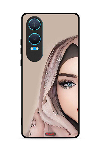 Tolwak غطاء حماية لهاتف OnePlus Nord CE4 Lite 5G برسم فتاة نصف وجه