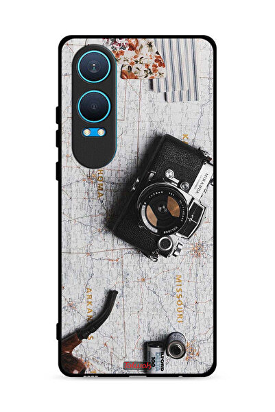 Tolwak OnePlus Nord CE4 Lite 5G Protective Case Cover Vintage Camera