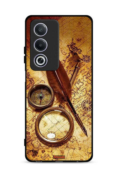 Tolwak غطاء حماية Oppo A3 Pro 5G بتصميم بوصلة عتيقة