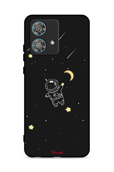 Tolwak غطاء حماية لهاتف موتورولا إيدج 40 نيو 5G بمشبك فني لرائد فضاء