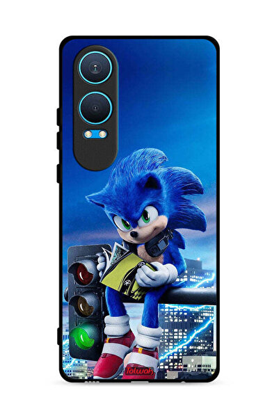 Tolwak غطاء حماية لهاتف OnePlus Nord CE4 Lite 5G بطباعة Sonic Reading