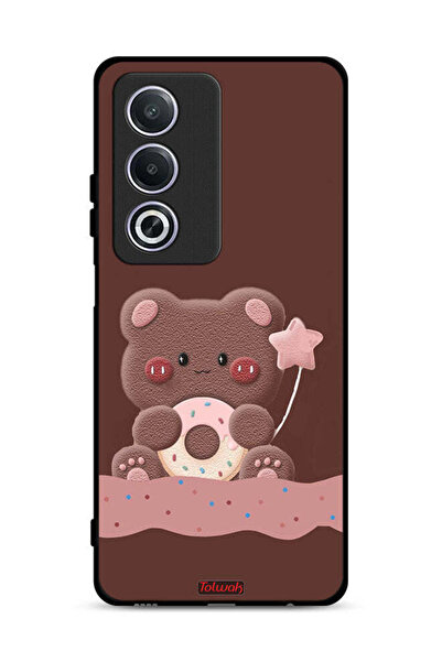 Tolwak غطاء حماية Oppo A3 Pro 5G بطبعة دب دونات