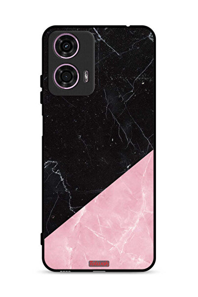 Tolwak غطاء حماية لهاتف موتورولا موتو جي 24 4G بنقشة رخامية