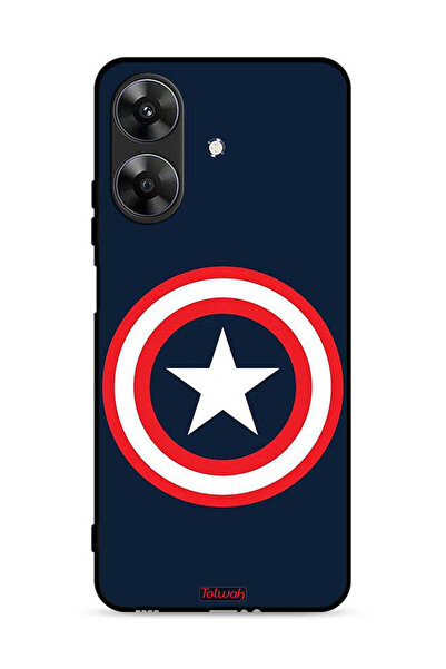 Tolwak غطاء حماية لجهاز Realme Note 60 4G بتصميم كابتن أمريكا