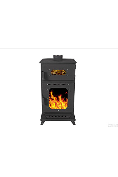 MS PELET K003 MANUEL FIRINLI ODUNLU KUZİNE TİPİ PELET SOBA