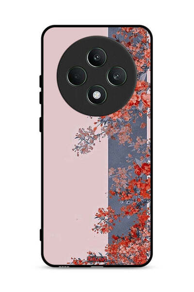 Tolwak Oppo Reno12 F 5G Protective Case Cover Tree Leaves And Flowers Art
