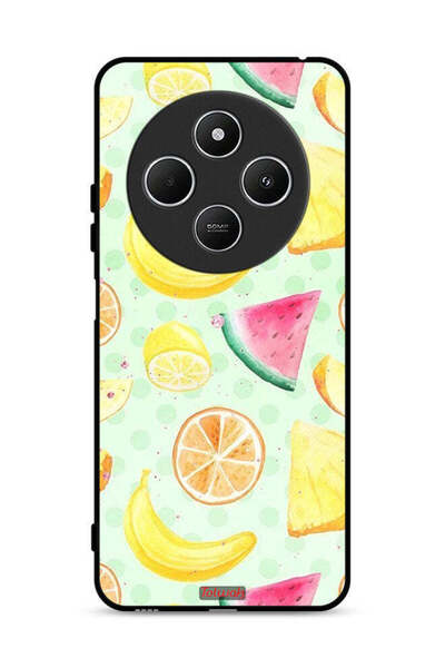 Tolwak غطاء حماية لهاتف شاومي ريدمي 14 سي 4G برسومات فواكه وألوان مائية