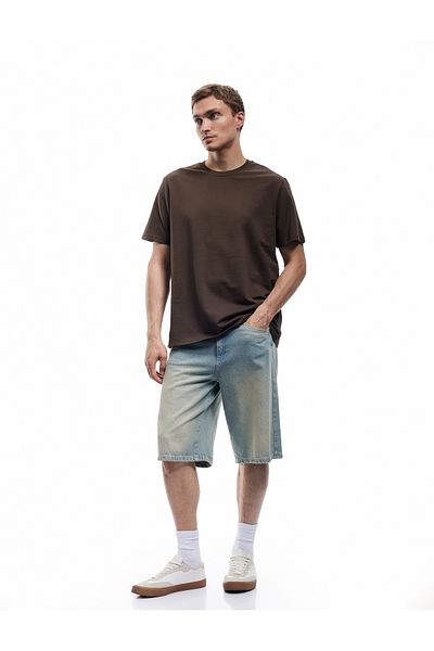 Koton Short Sleeve Crew Neck Regular Fit Cotton T-Shirt
