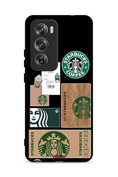 Tolwak غطاء حماية لهاتف Oppo Reno12 Pro 5G بملصق ستاربكس