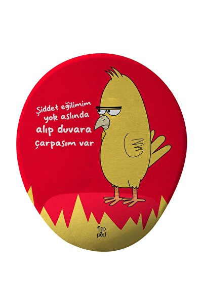 Flipped Çarpasım Var Bilek Destekli Mousepad