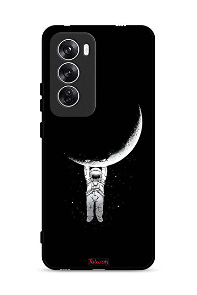 Tolwak غطاء حماية لهاتف Oppo Reno12 5G معلق من القمر