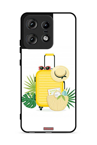 Tolwak غطاء حماية لهاتف موتورولا إيدج 50 برو 5G، فن رقمي صيفي