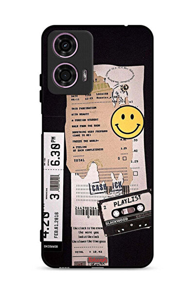 Tolwak غطاء حماية لهاتف موتورولا موتو جي 24 4G مع ملصق قائمة تشغيل