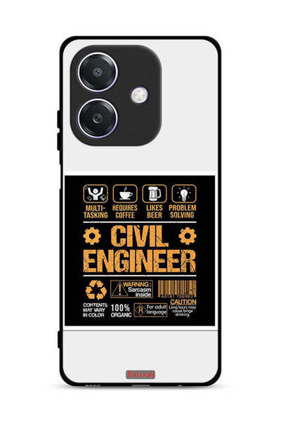 Tolwak غطاء حماية Oppo A3 5G ملصق مهندس مدني