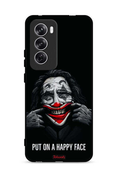 Tolwak غطاء حماية لهاتف Oppo Reno12 5G بوجه سعيد