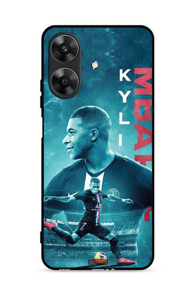 Tolwak غطاء حماية لهاتف Realme Note 60 4G مع ملصق Mbappe