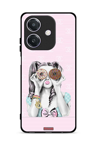 Tolwak غطاء حماية لهاتف Oppo A3x 5G يحمل دوناتين