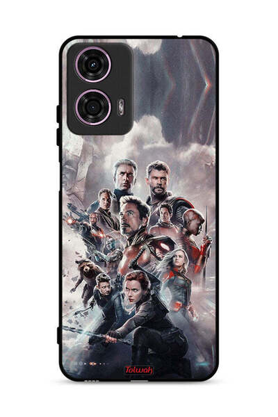 Tolwak Motorola Moto G24 4G Protective Case Cover Avengers